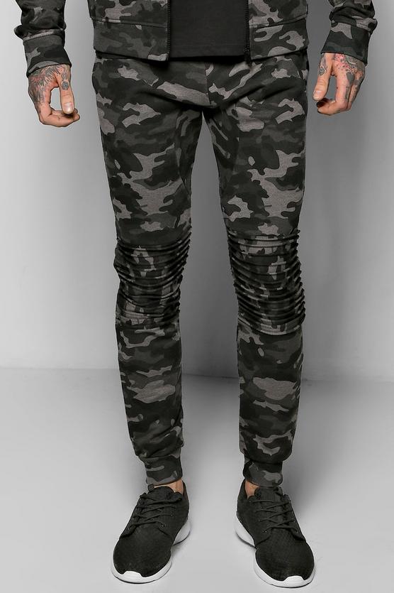 Skinny Camo Biker Joggers